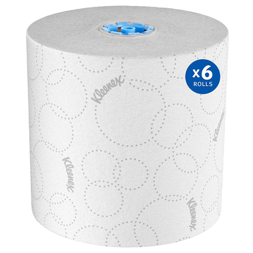 Kimberly Clark Kleenex 500' Hard Roll Towel with Blue Colour Core - 54471
