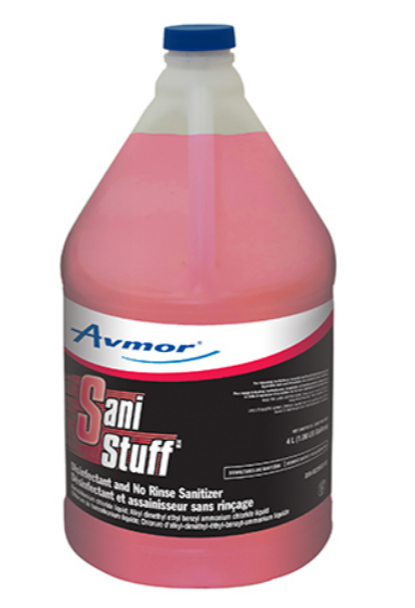 Sani Stuff Disinfectant and No Rinse Sanitizer - 2 X 4 Litre