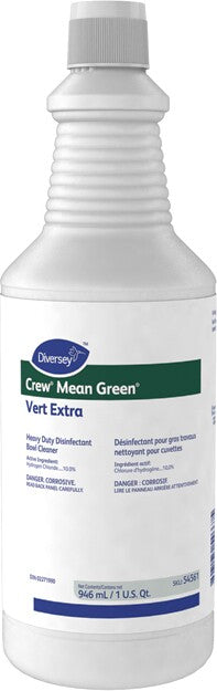 Diversey Crew Mean Green Toilet Bowl Cleaner - 12 X 946 mL