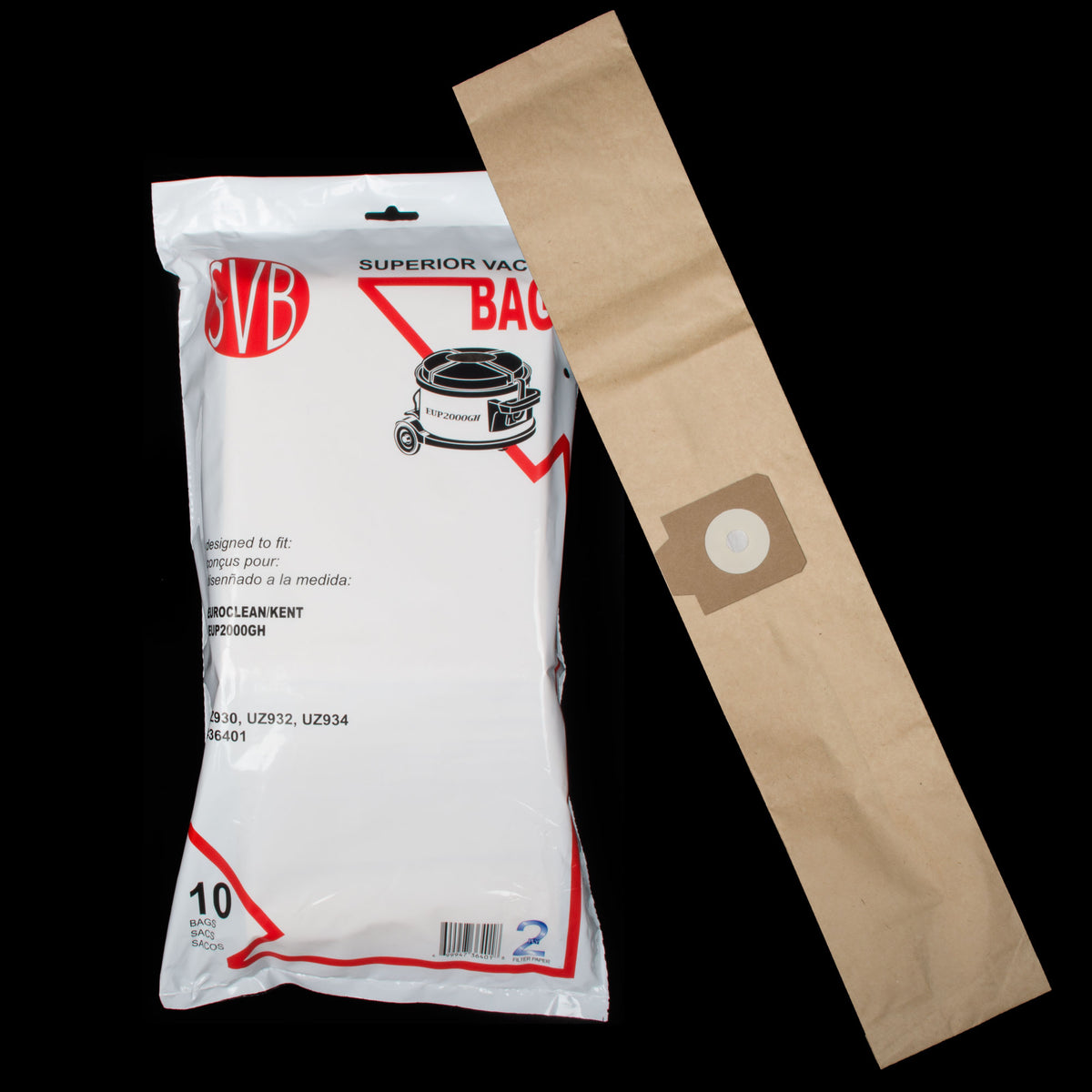 thumbnail image 2 of Ultraclean Central Vacuum HEPA Filter Bags – 3-Pack, Universal Fit, BVD 2 of 6