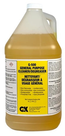 G-500 General Purpose Cleaner/Degreaser - 4 X 4 L
