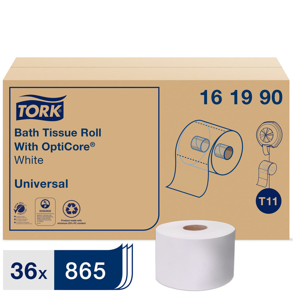 Tork Universal Bath Tissue Roll with OptiCore