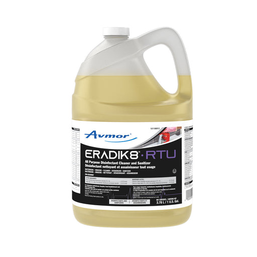 Avmor Eradik8 Ready to Use Disinfectant and Sanitizer - 4 X 1 Gallon
