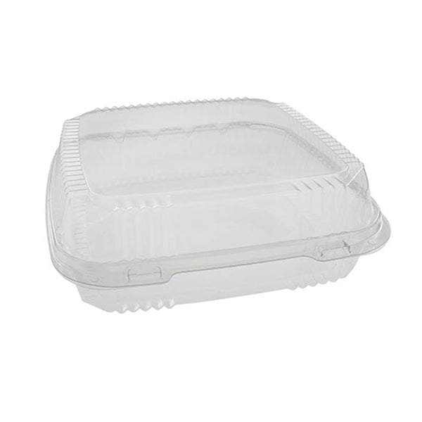 Pactiv's ClearView SmartLock Hinged Container - 1 Compartment Large