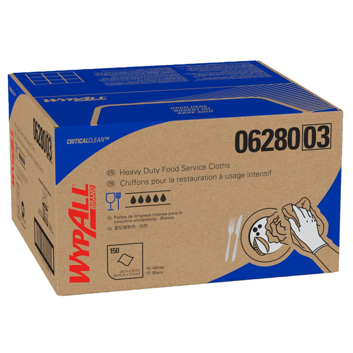 Wypall Critical Clean Foodservice Cloth - 150/Box