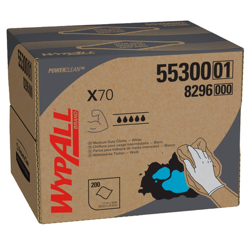 Wypall X70 Power Clean Medium Duty Cloths - 200/Box