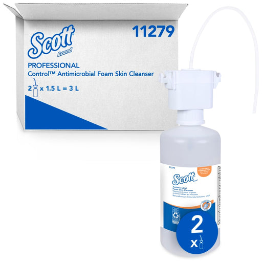 11279 Scott Antimicrobial Foam Skin Cleanser - 2 X 1.5 Litre