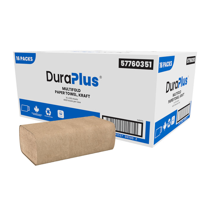 Dura Plus Multifold Towels Brown - DP0351