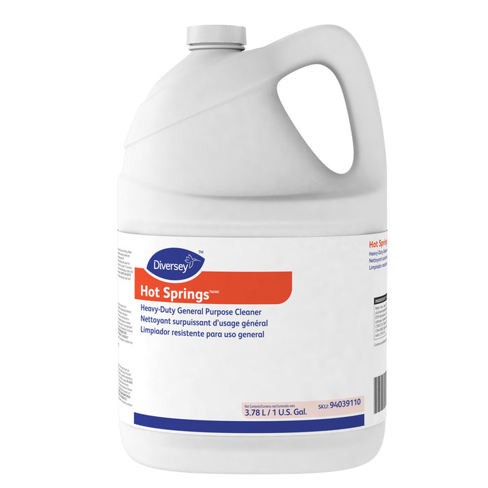 Diversey Hot Springs Heavy Duty General Purpose Cleaner - 4 X 1 Gallon