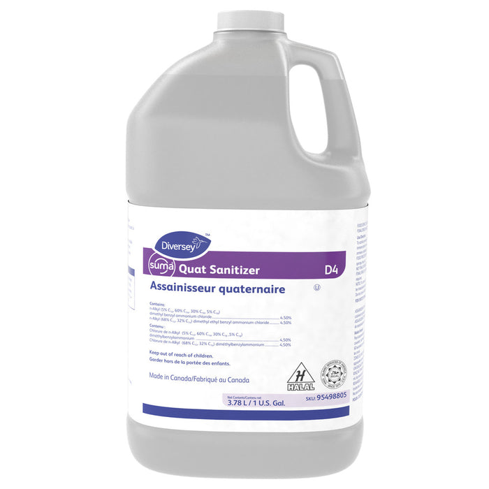 Suma Quat Sanitizer D4 - 4 X 1 Gallon