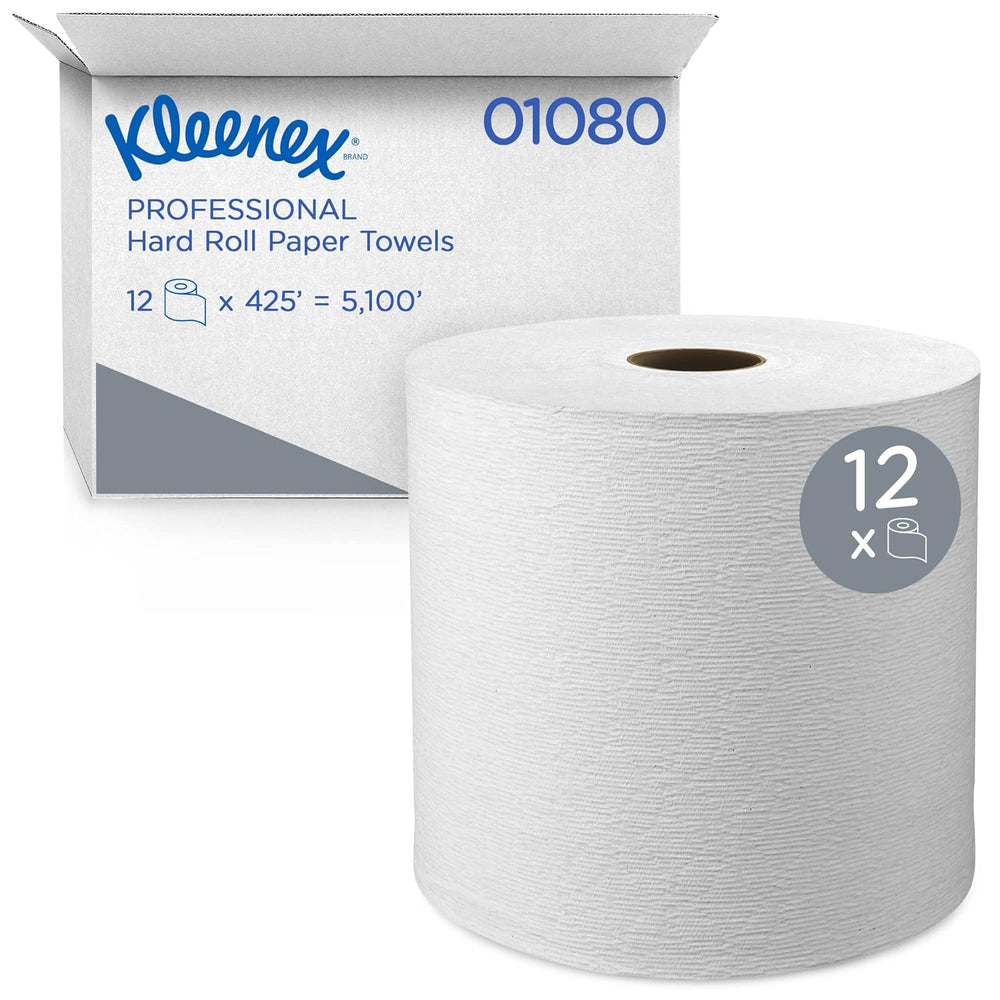 Kimberly Clark Kleenex Hard Roll Towel White - 01080