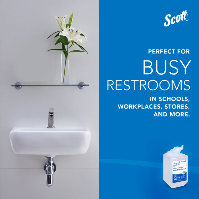 91565 Kleenex Green Certified Foam Skin Cleanser - 6 X 1 Litre