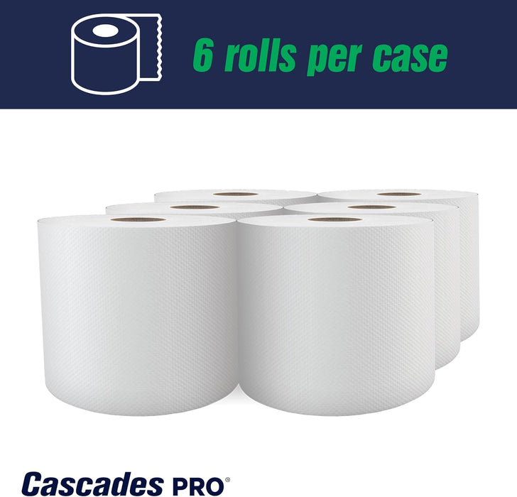 Cascades Pro Select Roll Towels 800' White - H080