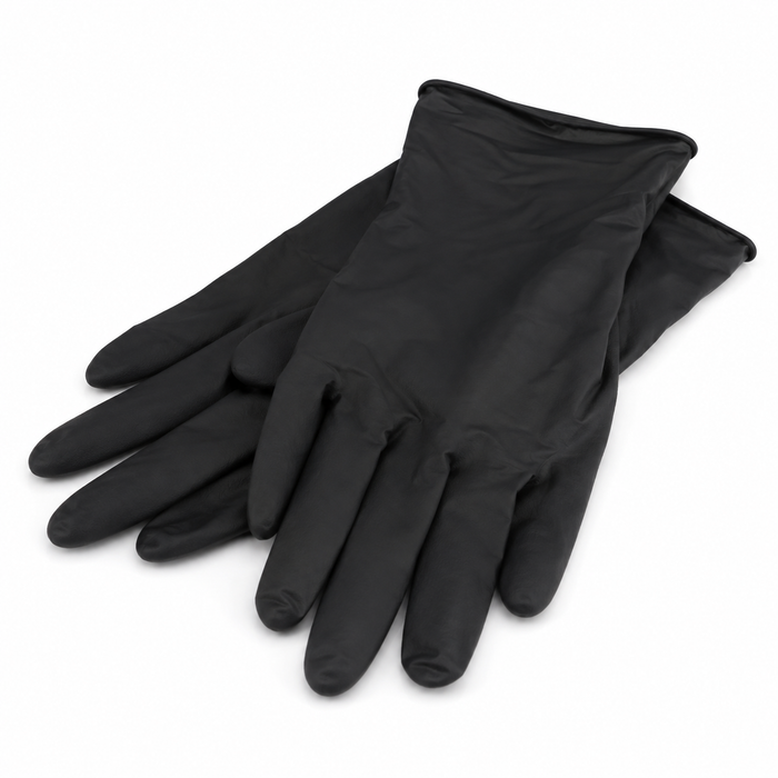 Black Nitrile Powder Free Gloves 5 Mil