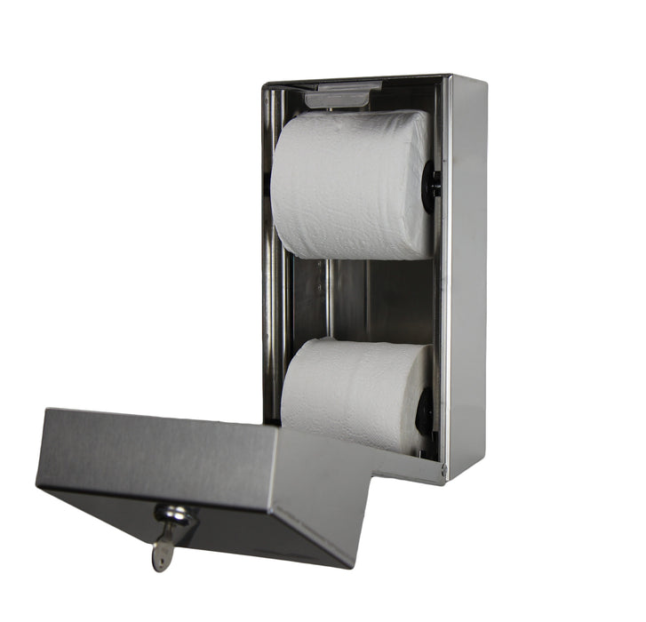 Frost Toilet Tissue Dispenser with Reserve Roll