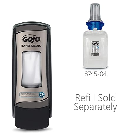 Gojo ADX-7 Hand Medic Push Style Dispenser - Black