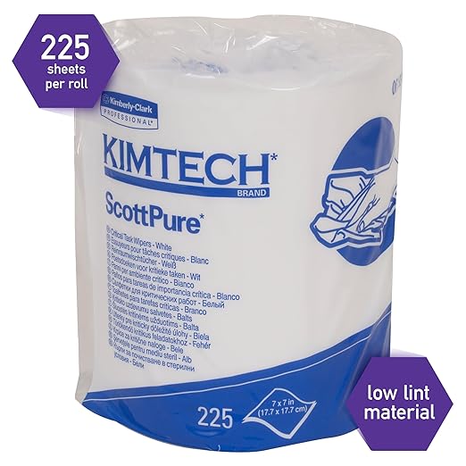 Kimtech Prep Scottpure Critical Task Wipers - 6 Rolls X 225 Sheets