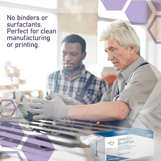 Kimtech Prep Scottpure Critical Task Wipers - 6 Rolls X 225 Sheets
