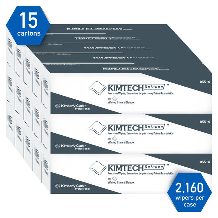 Kimtech Science Precision Tissue Wipers - 15 Boxes X 140 Wipes