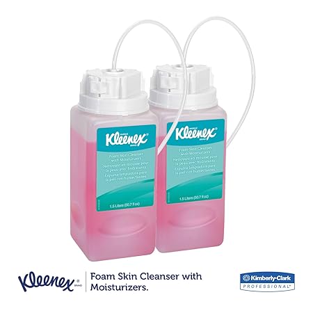 11280 Kleenex Foam Skin Cleanser with Moisturizers - 2 X 1.5 L