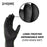 GlovePlus Industrial 5 Mil Black Nitrile Gloves - 10 Boxes/Case