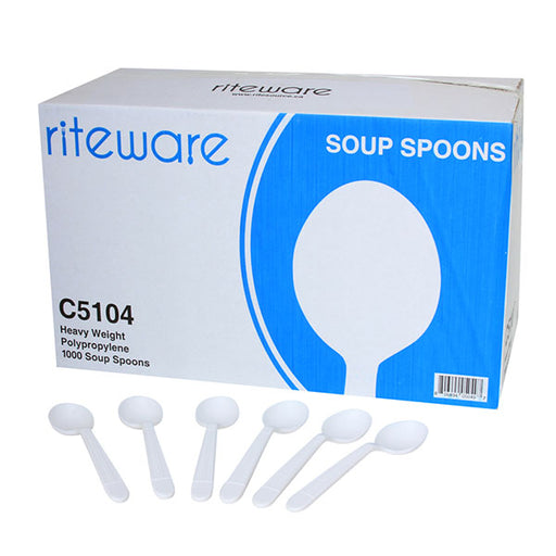 Riteware PP Heavy Weight Soup Spoons - 1000/cs