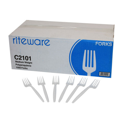 Riteware PP Medium Weight Forks - 1000/cs