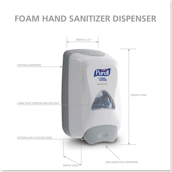 Purell FMX-12 Push Style Dispenser - White