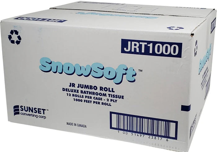 Snow Soft Jumbo Jumbo Toilet Paper 1000' - JRT1000