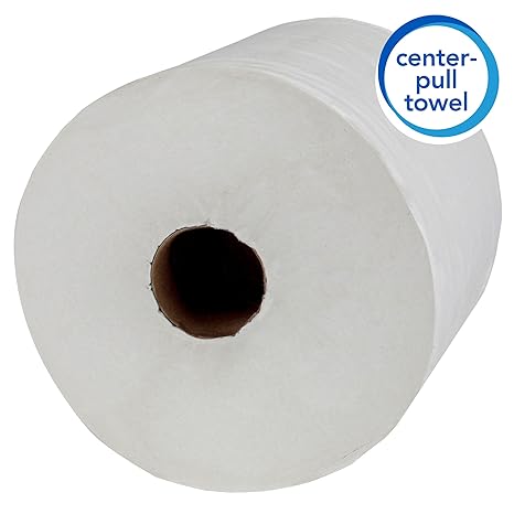 Scott Essental Center Pull Towel White- 01032