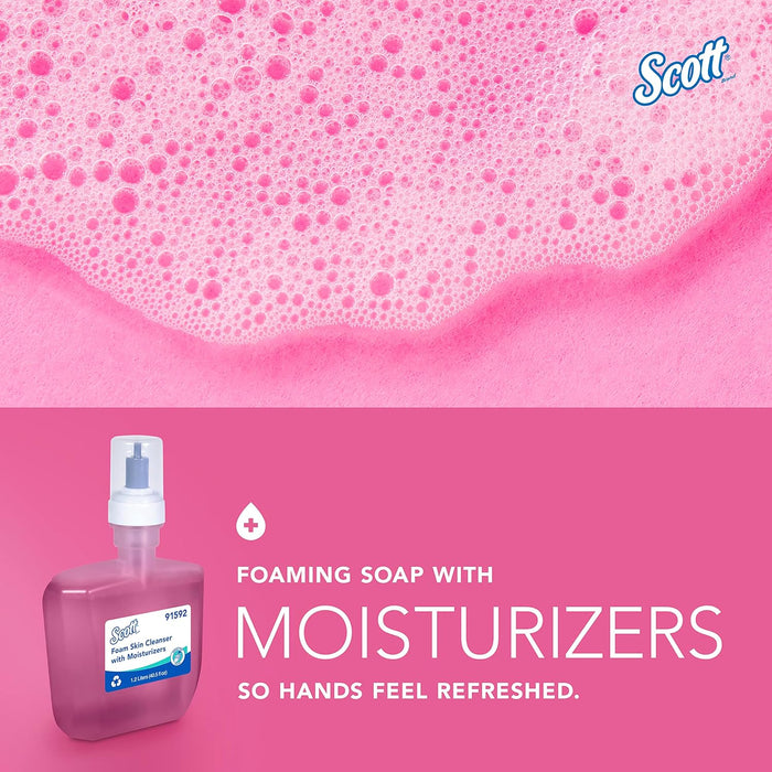 Scott Pro Foam Skin Cleanser with Moisturizers 91592 - 2 X 1.2 Litre
