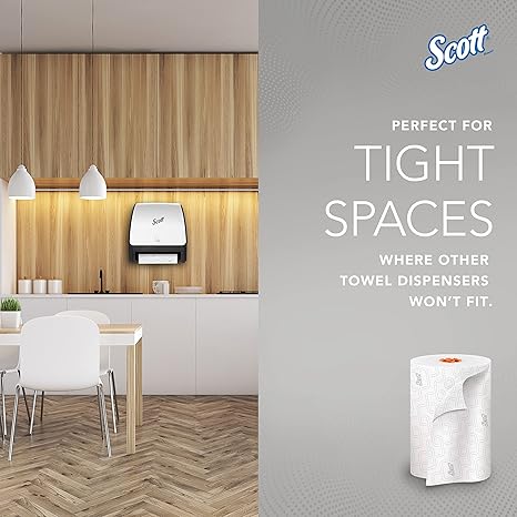 Scott Slim Roll Towel White - 47035