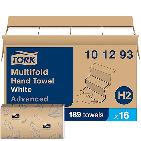 Tork Advanced Xpress Multifold White Hand Towel, 3-Panel - 101293