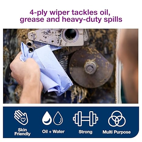 Tork Industrial Paper Wiper 4 Ply - 180/Box