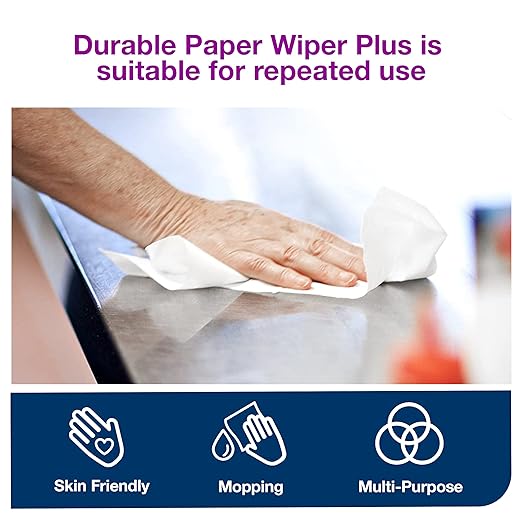 Tork Paper Wiper Plus 9.5" X 16.5" - 8 X 100/Box