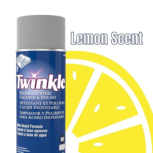 Twinkle Stainless Steel Cleaner & Polish - 12 X 481 Grams