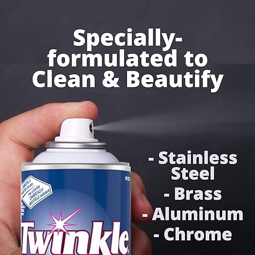 Twinkle Stainless Steel Cleaner & Polish - 12 X 481 Grams