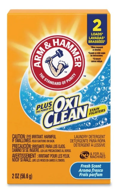 Arm and Hammer Laundry Plus Oxyclean Coin Vending 2 Loads - 156 X 1 Ct