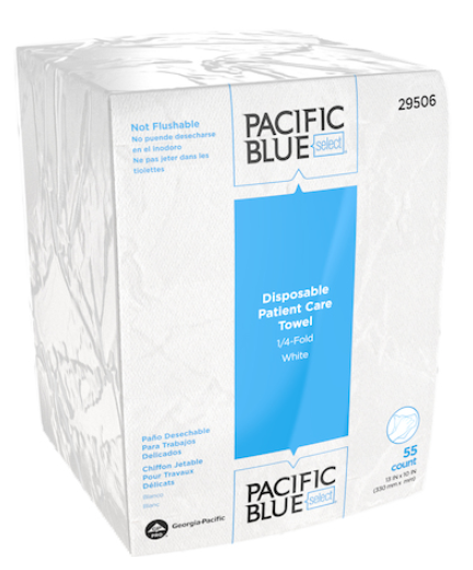 Pacific Blue Select Disposable A300 Patient Care Washcloth - 29506