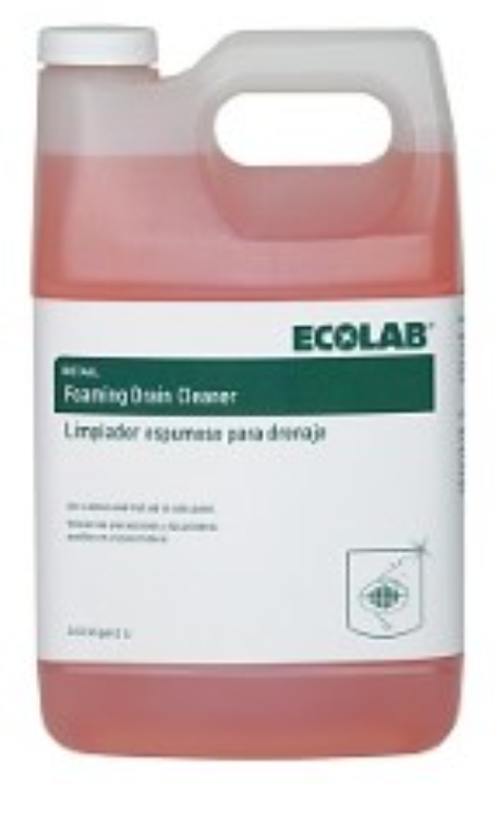 Ecolab Foaming Drain Cleaner - 2 X 2 L