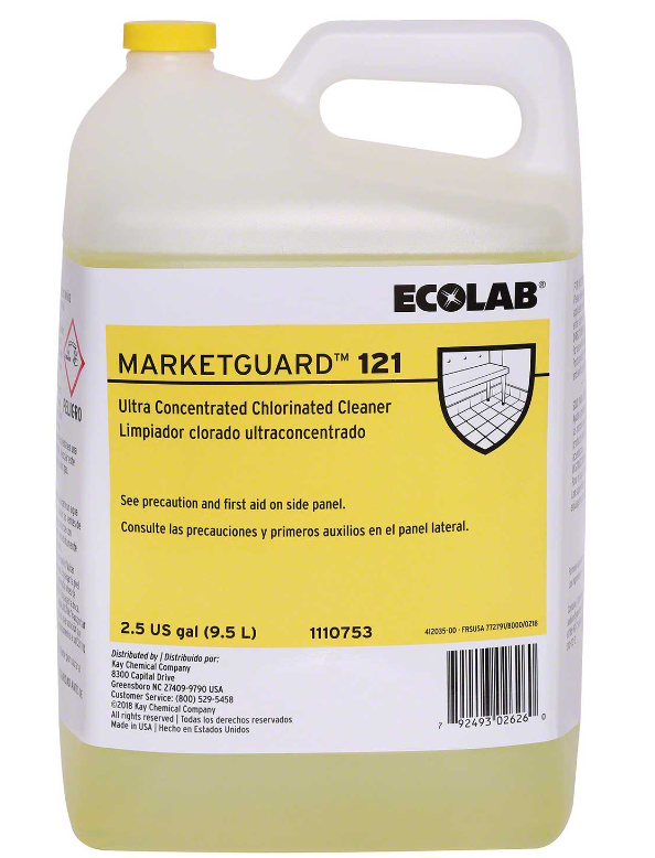 Ecolab Marketguard 121 Ultra Concentrated Multipurpose Cleaner - 2.5 Gallon