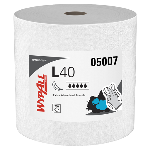 Wypall L40 Wipers - 1 Roll X 750 Sheets