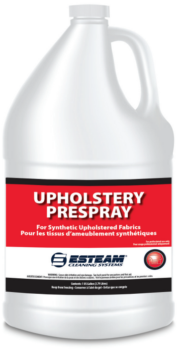 Esteam Upholstry Prespray for Synthetic Upholstered Fabrics - 4 X 1 Gallon