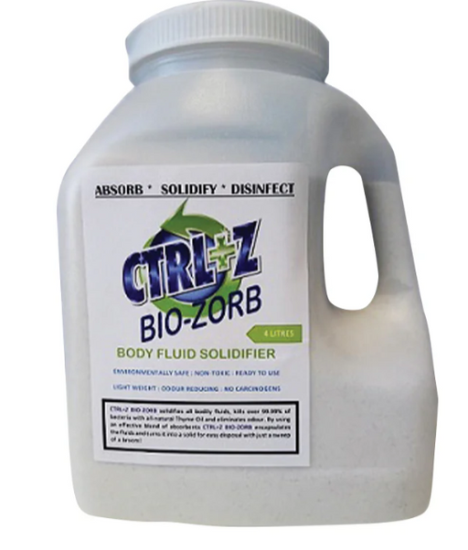 7500 Globe Bio-Zorb Bodily Fluid Absorbent And Solidifier 4 Litre
