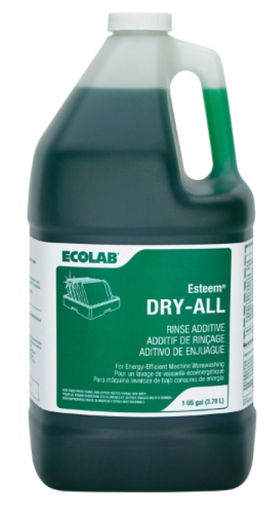 Ecolab Esteem Dry All Rinse Additive - 4 X 1 Gallon — Three Star