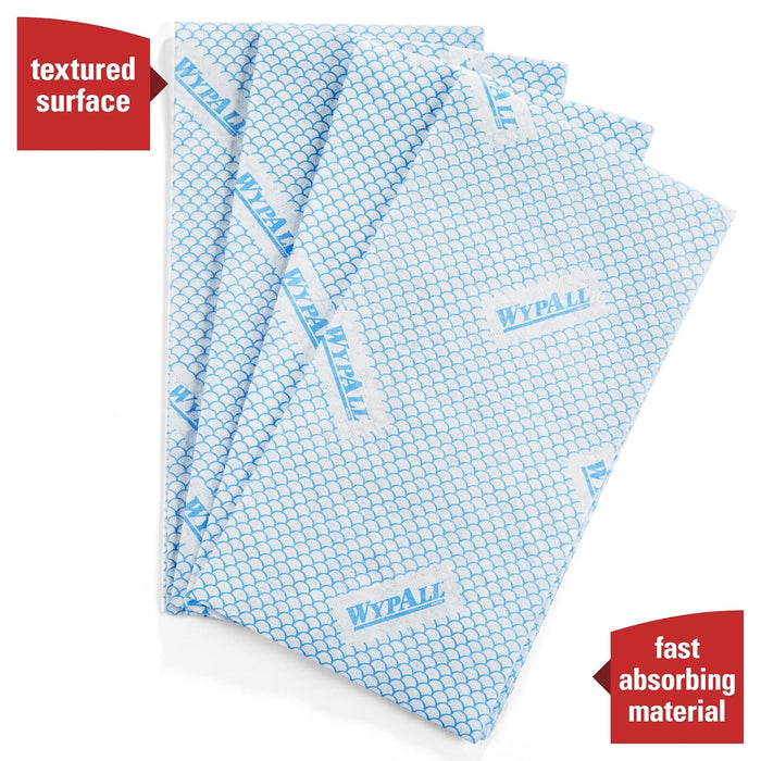 Wypall X70 Foodservice Wipers Blue - 300/Box