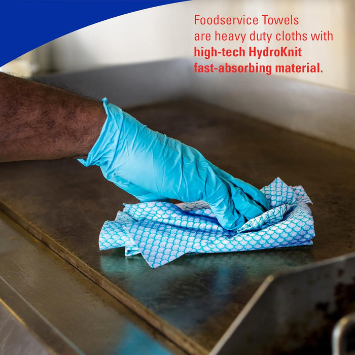 Wypall X70 Foodservice Wipers Blue - 300/Box