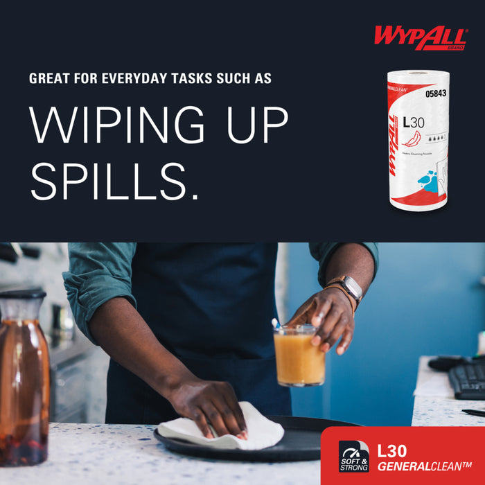 Wypall L30 Wipers - 24 Rolls X 70 Sheets