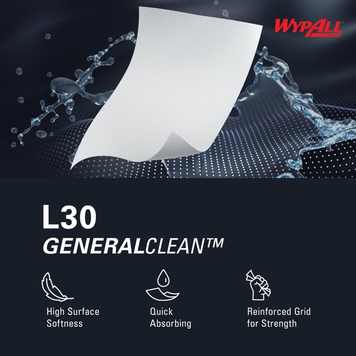 Wypall L30 Wipers - 24 Rolls X 70 Sheets
