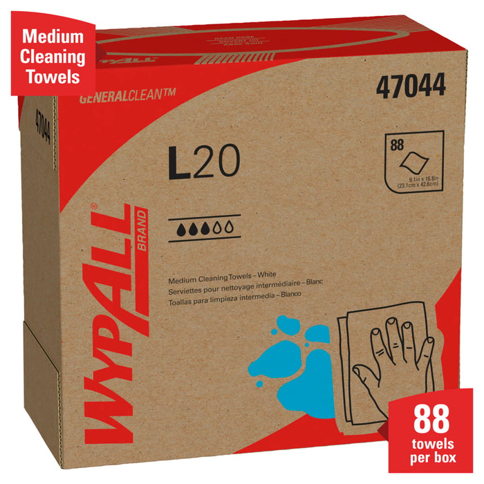Wypall L20 Wipers 9.1" X 16.8" - 10 X 88 Wipers/Box